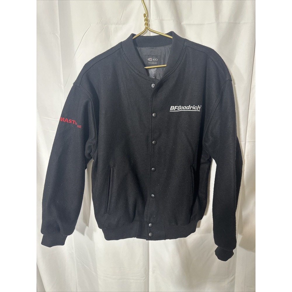 BFGoodrich men's bomber jacket size Med. 3 pockets Wool Michelin BFG Tires